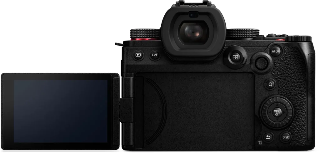 telo fotoaparátu Panasonic Lumix S5II zozadu